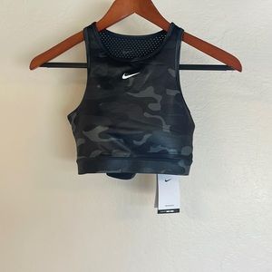 NWT Black Camo Nike Sports Bra